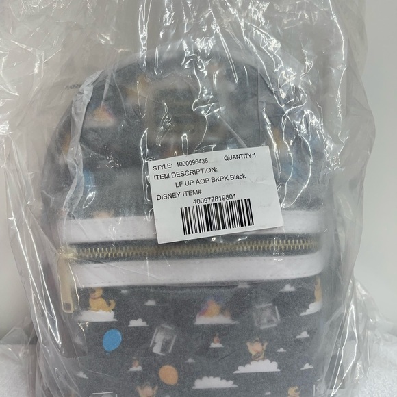 NWT Disney Parks Pixar UP Loungefly Backpack - Black - Picture 4 of 4